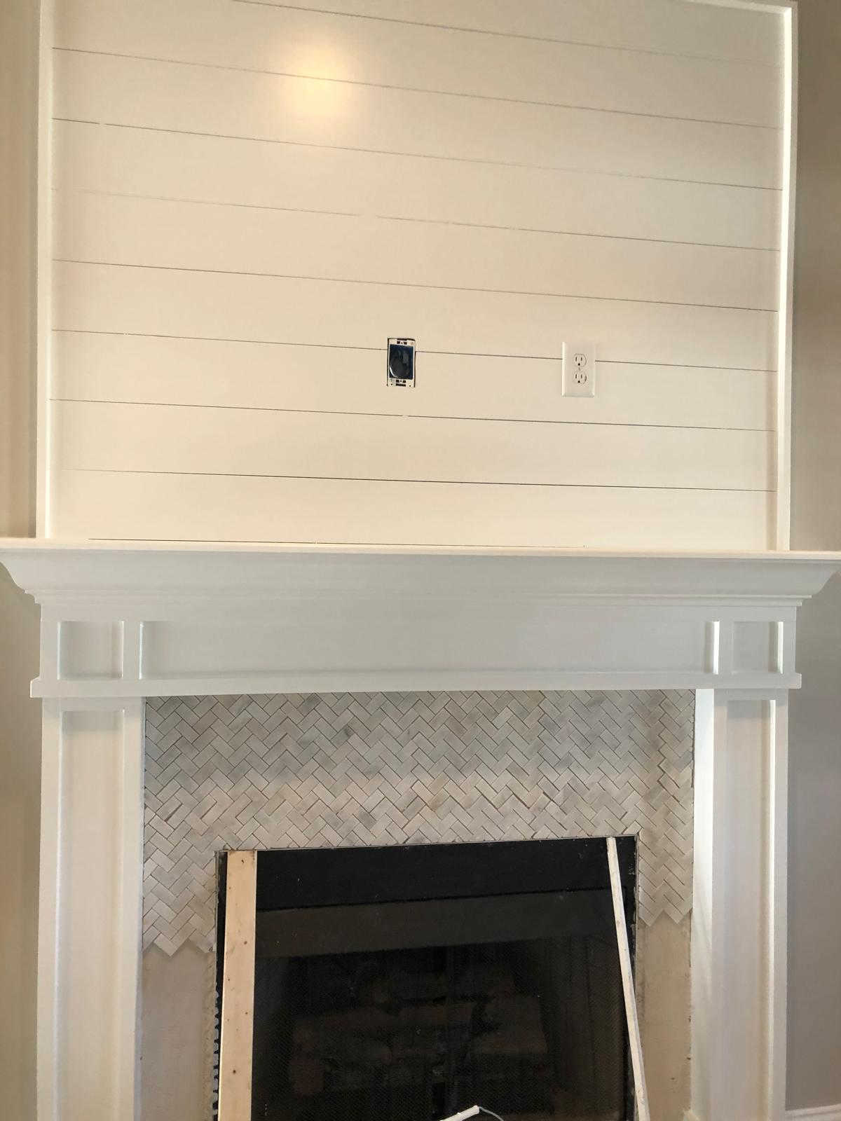 Gomez Painting LLC - Fireplace & Shiplap 5