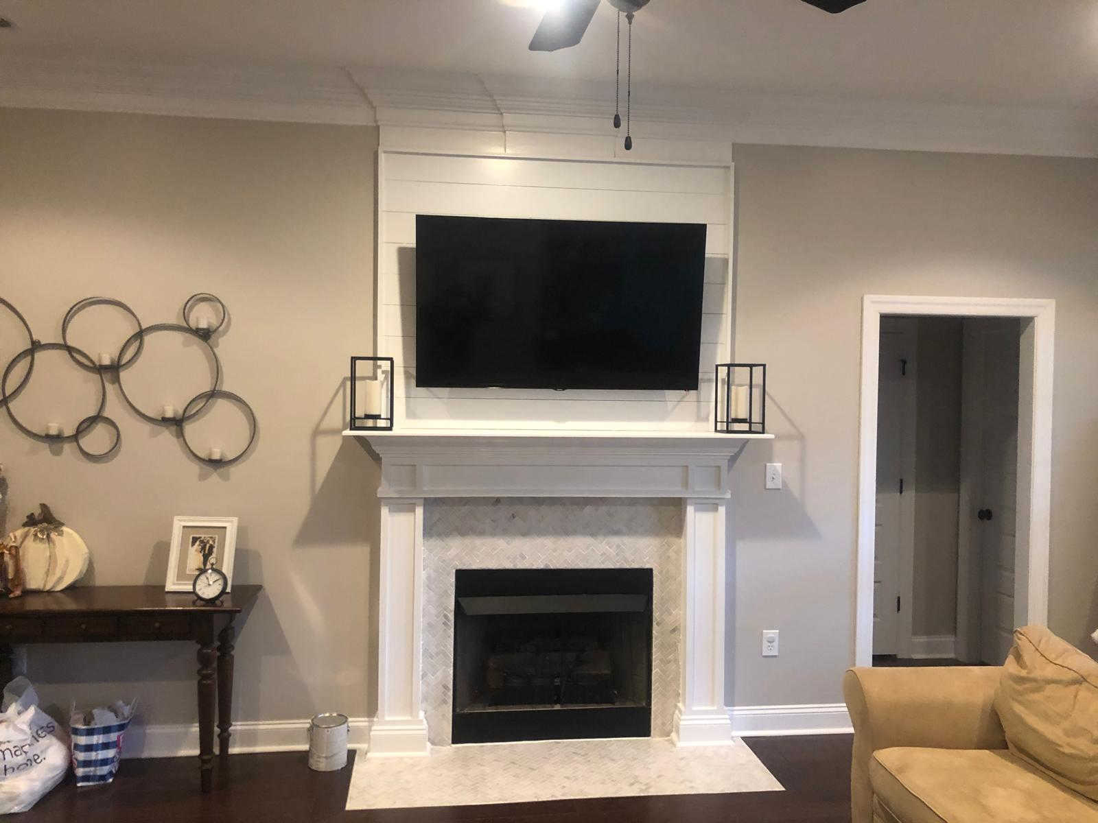 Gomez Painting LLC - Fireplace & Shiplap 6