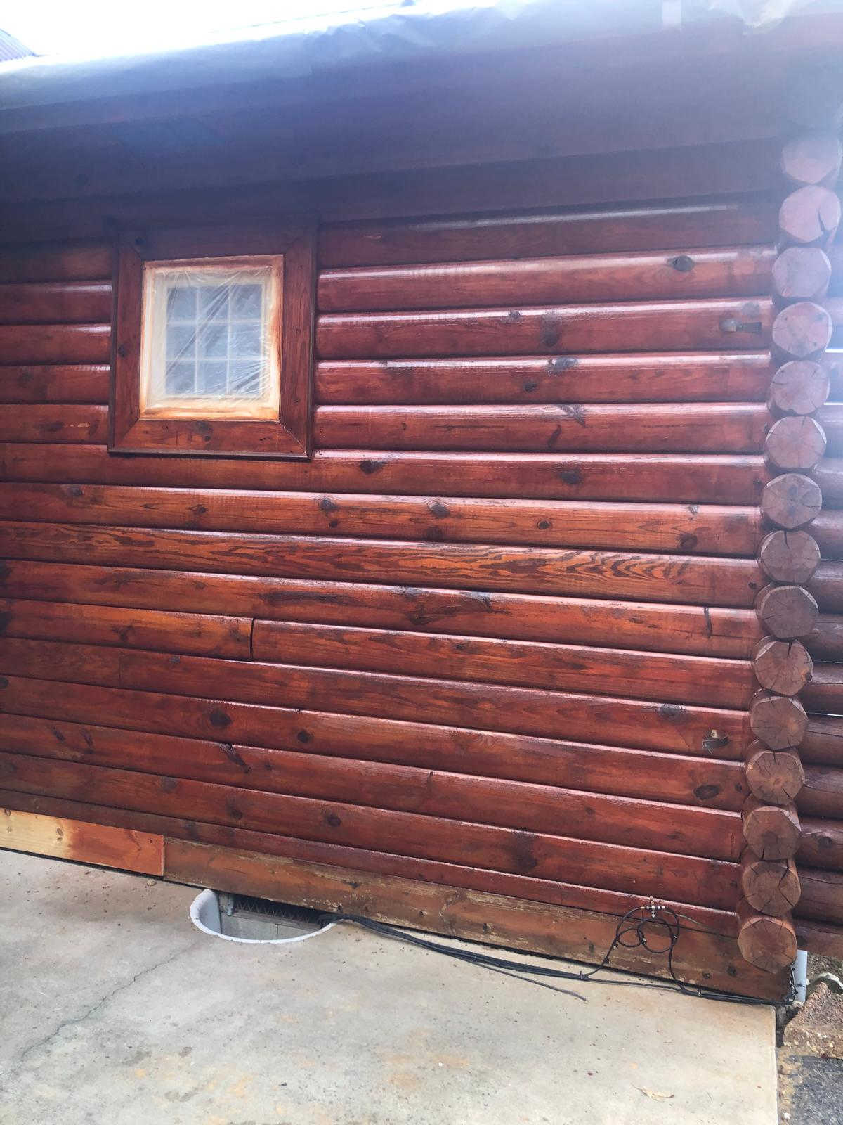 Gomez Painting LLC - Log Cabin Staining 6