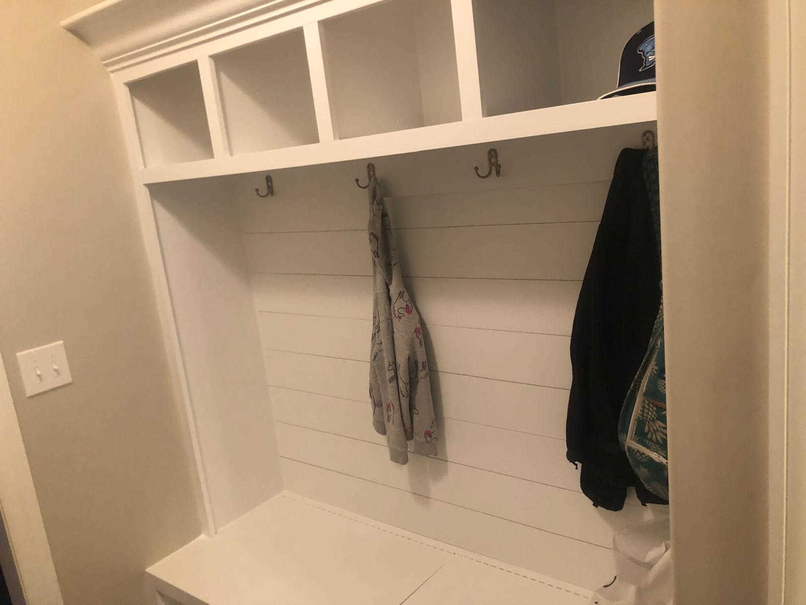 Gomez Painting LLC - Mudroom Built-In 4