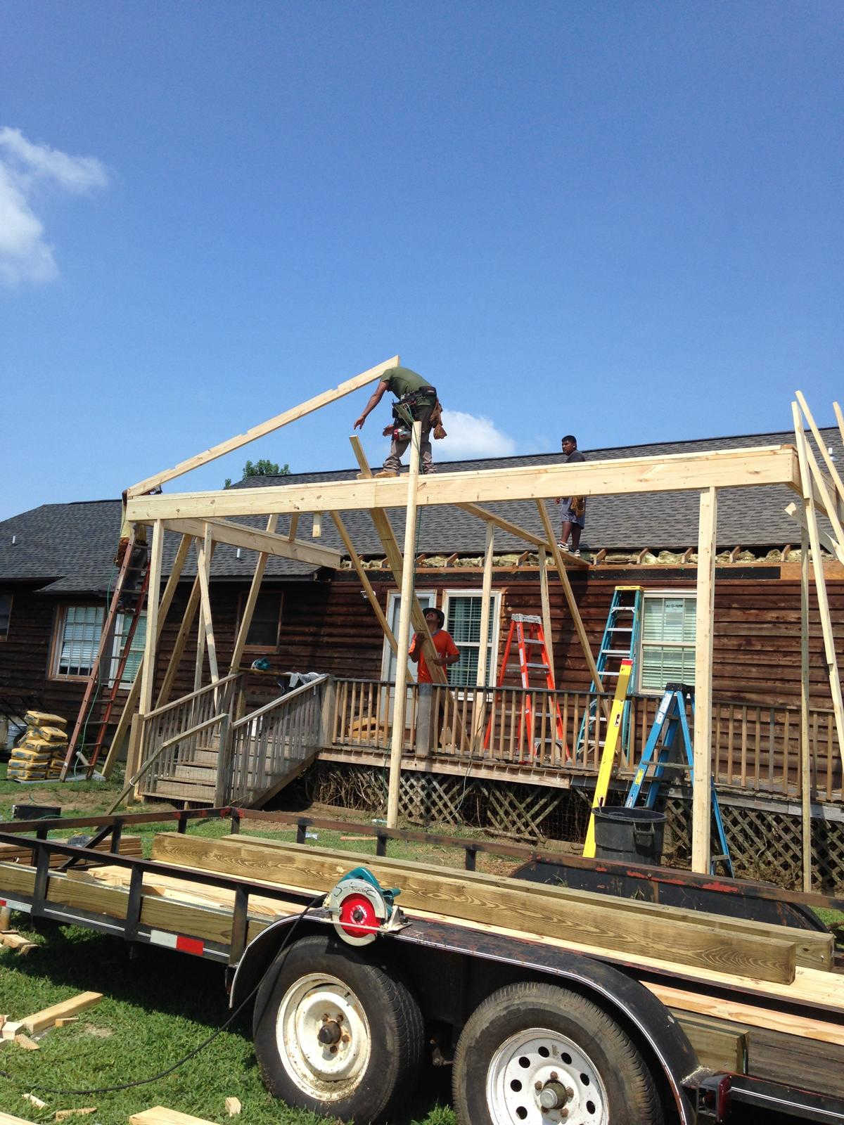 Gomez Painting LLC - Porch Construction 3