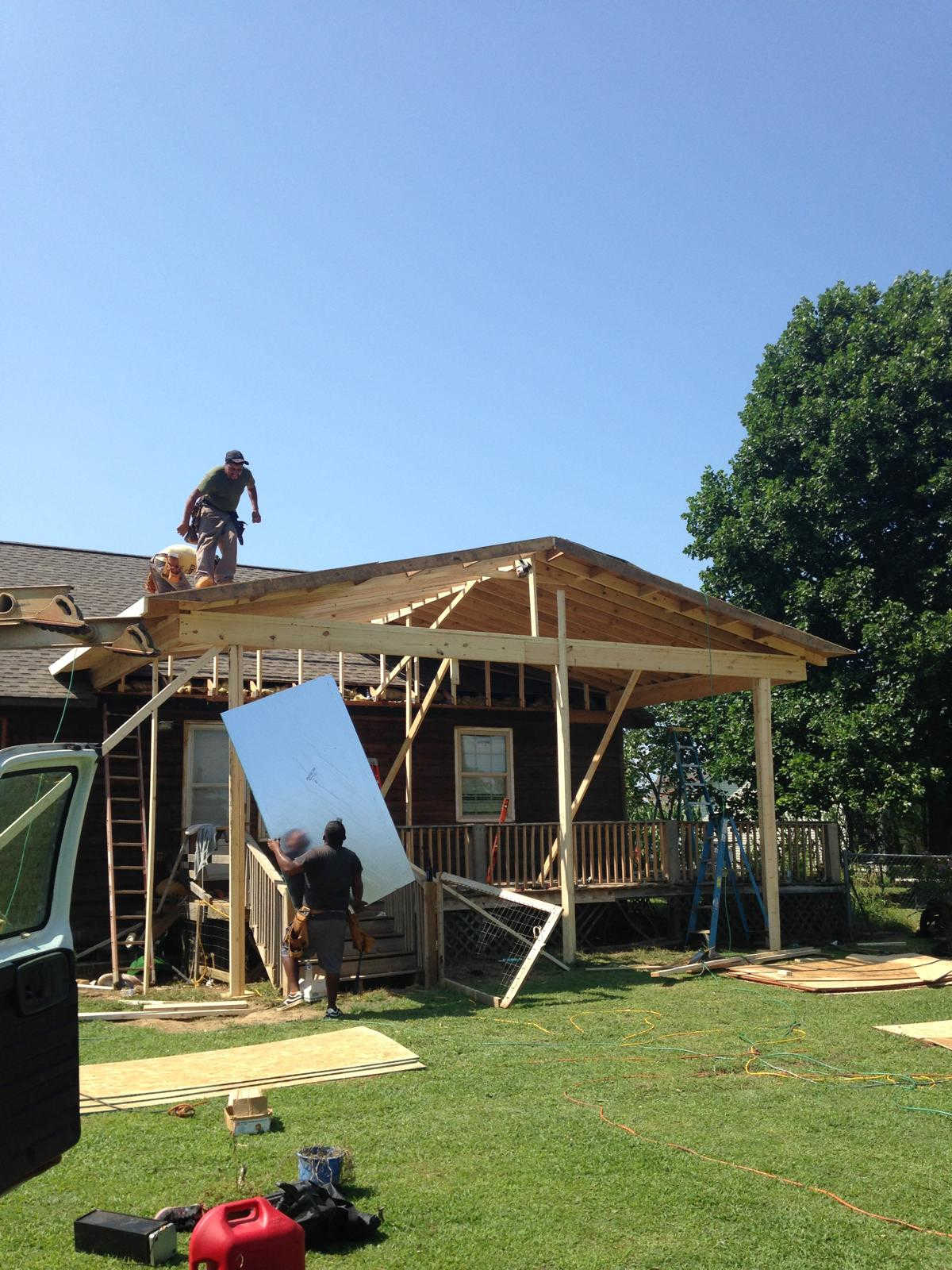 Gomez Painting LLC - Porch Construction 4